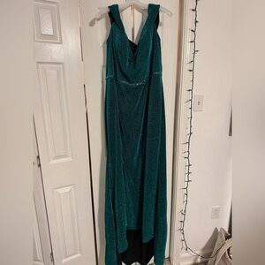 May Queen Teal Maxi Dress